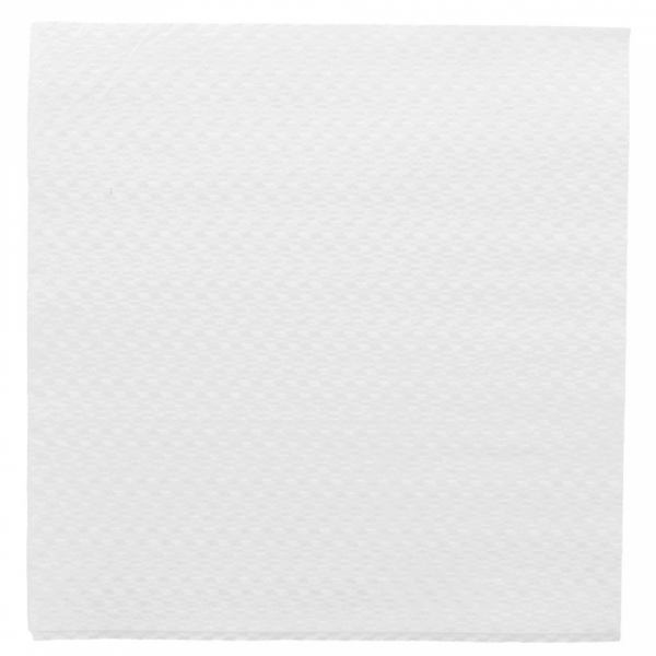 Serviette blanche Ecolabel 1 pli  - 100 U