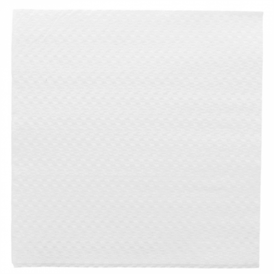 Serviette blanche Ecolabel 1 pli  - 100 U