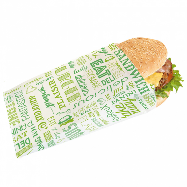 Sachet kraft pour hamburger et hot dogs  - 500 U
