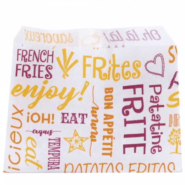 Sachets kraft pour frites - 1.000 U