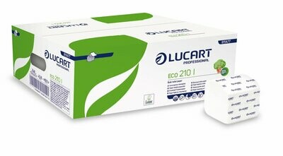 PAPIER TOILETTE EN PAQUETS PLIÉS ECO 210 I - 1 CARTON