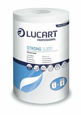 Papier essuie tout Strong 3.200 - 8 rouleaux