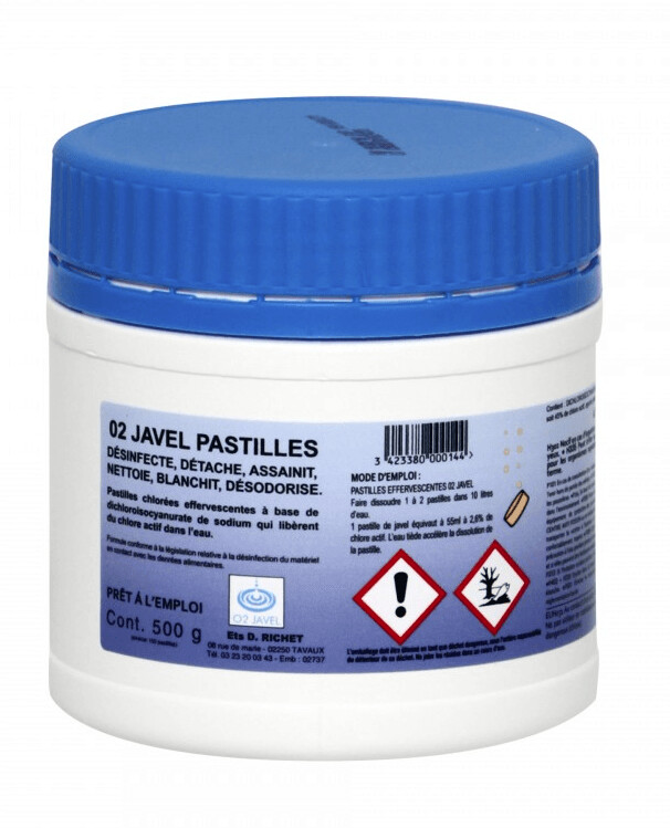 Javel en pastille - 500 g