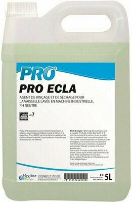 Agent de rinçage et de séchage pro ecla - 5L