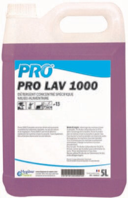 4 x Détergent pro lav 1000 - 5 L