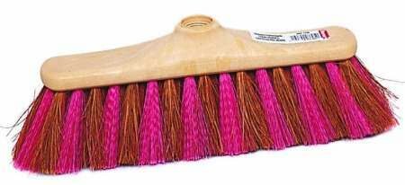 Balai droit coco extra zébré synthétique - 29 cm