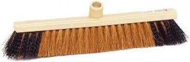 Balai professionnel coco naturel renfort moustache - 38/45/60 cm