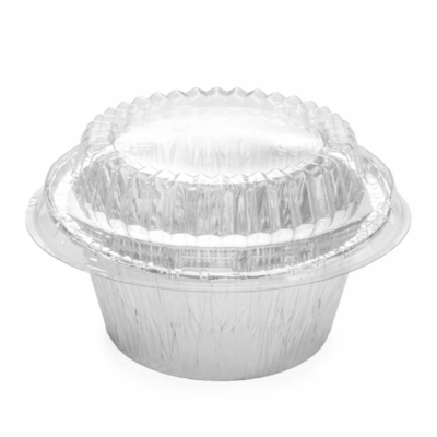 Couvercle pour récipient aluminium pâtisserie 120/157 ml - 100U