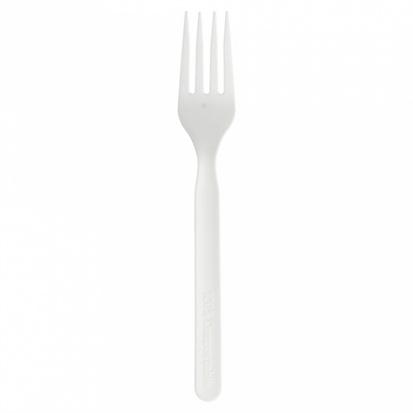 Fourchette compostable-biodegradable 17cm - 50 U