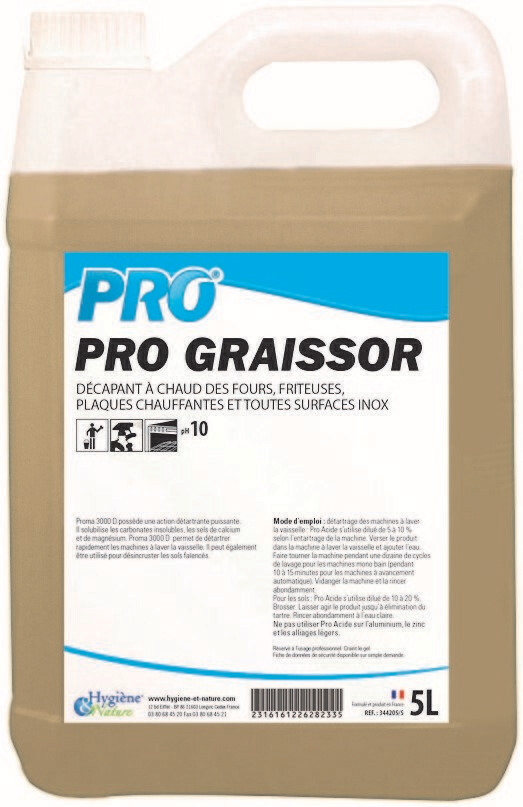 Décapant pro graissor - 5L