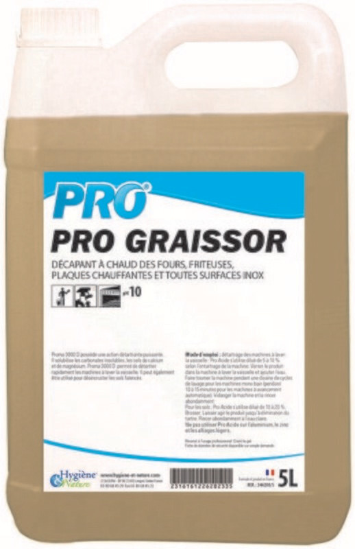 Décapant pro graissor - 5L