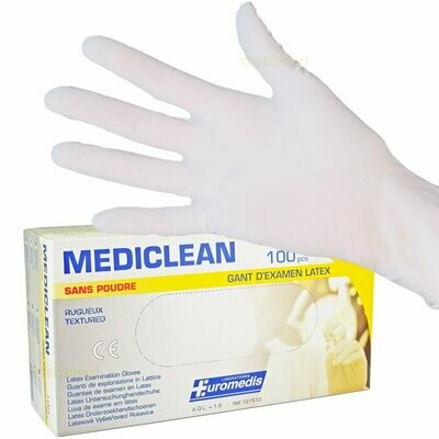 Gant latex non poudré - 100 U
