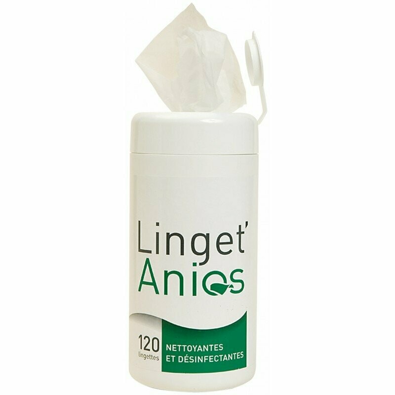 Lingettes désinfectantes Anios - Boîte de 120