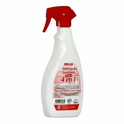 Détartrant désinfectant sanitaires 4 en 1 - 750ml