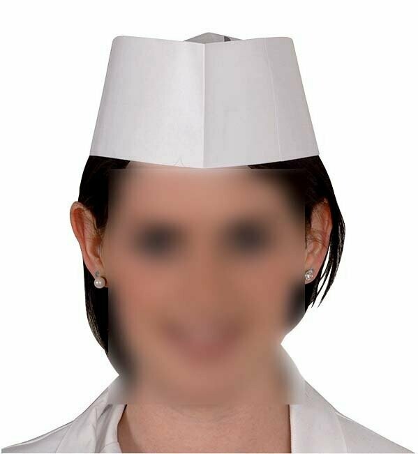 Calot extra-blanc en papier - 1000 U