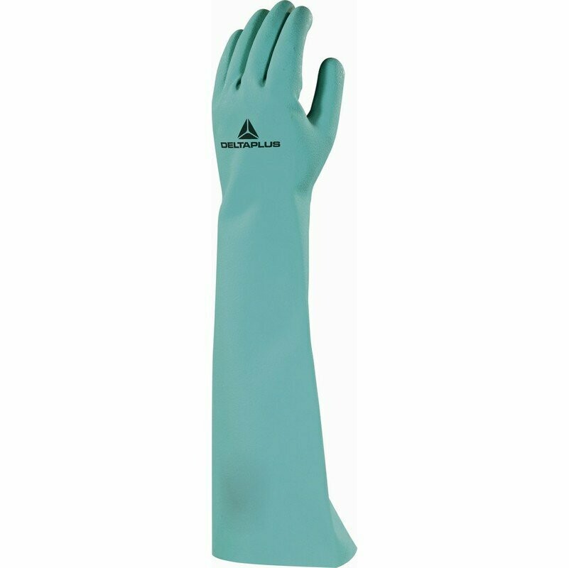 Gant nitrile vert long - 1U