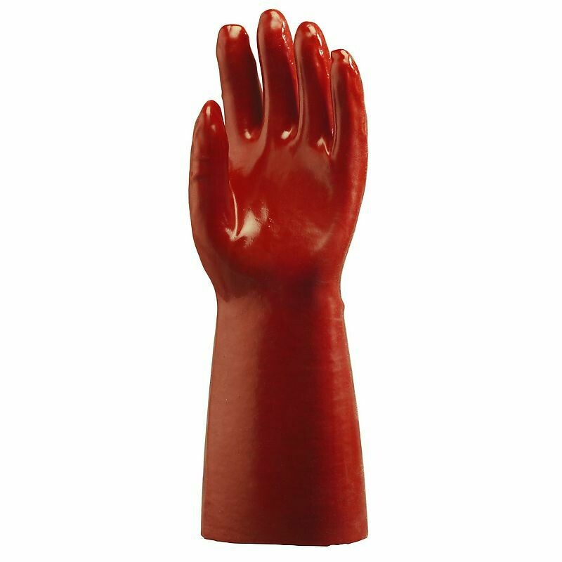 Gant PVC rouge - 1U