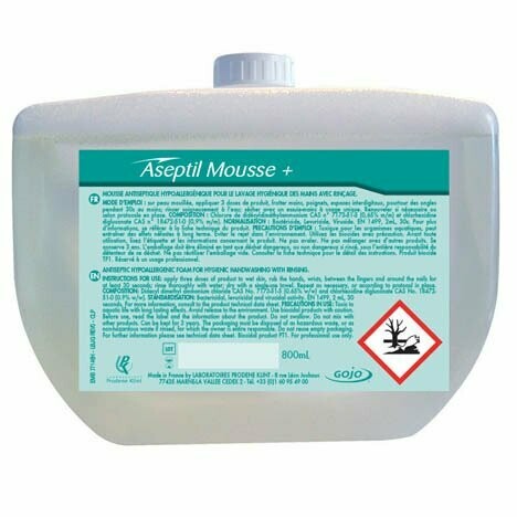 Recharges savon aspetil mousse + - 800ml