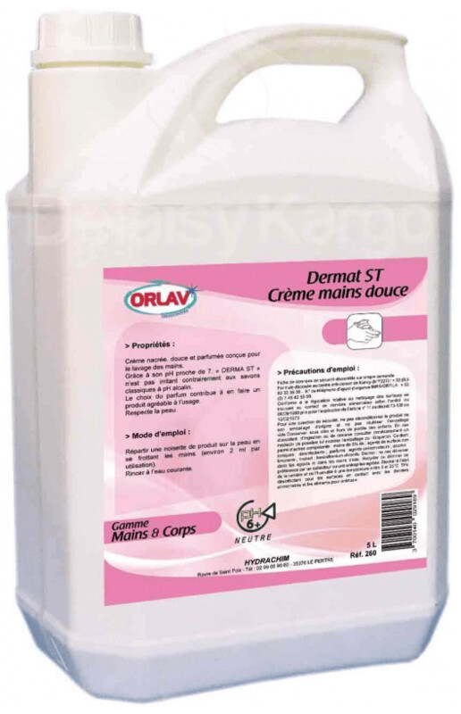 Crème lavante nacrée rose - 5L
