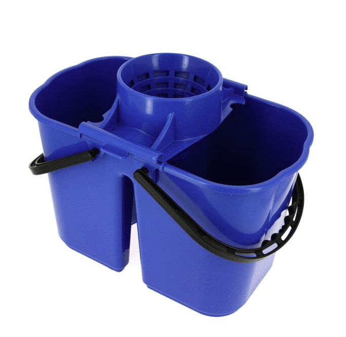 Seau bi-bac 2x7L avec essoreur - 1U
