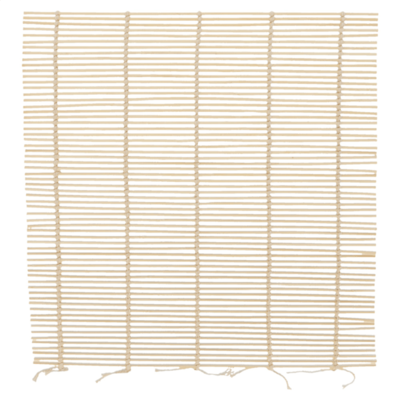 TAPIS À SUSHI 24x24 CM NATUREL BAMBOU - pack 1U