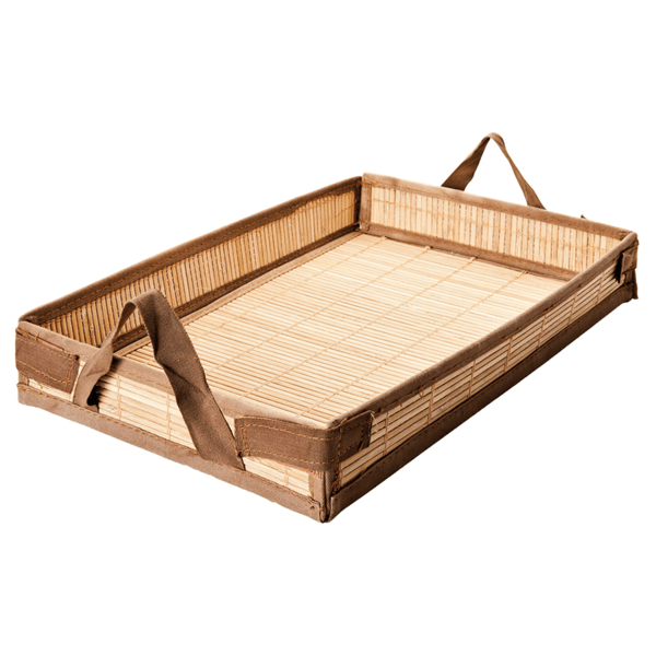 PLATEAU 43x29x6,5 CM BAMBOU - pack  1U