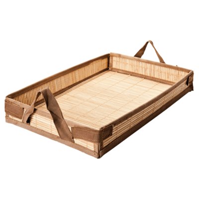 PLATEAU 43x29x6,5 CM BAMBOU - pack  1U