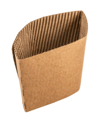 BAGUES ISOLANTES POUR GOBELETS EN CARTON NATUREL - 1000 U