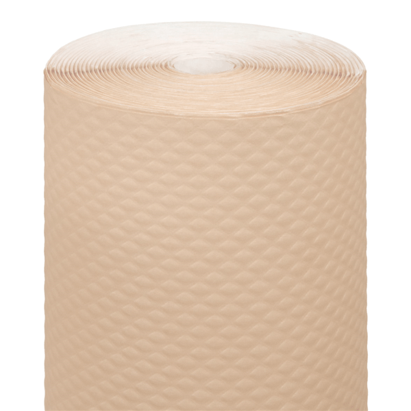 NAPPES EN ROULEAUX 48 G/M2 1,20x100 M NATUREL PAPIER RECYCLÉ