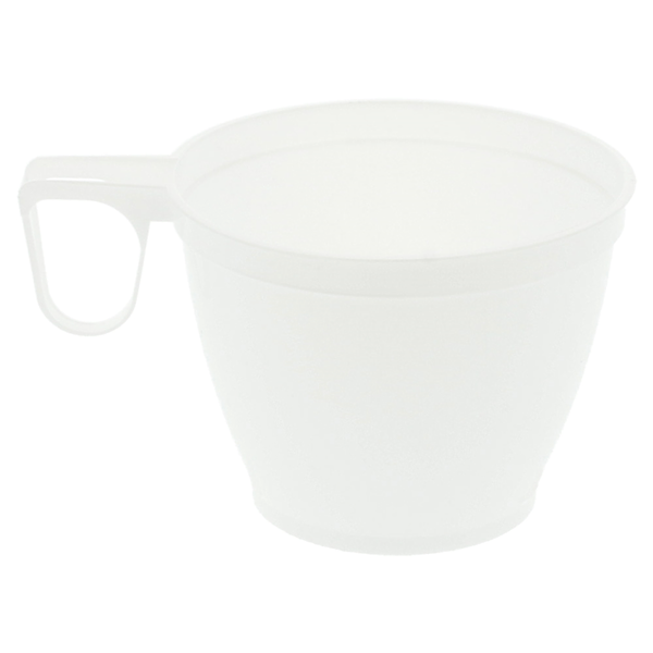 TASSES À CAFÉ 180 ML BLANC /Marron PS - pack 50 U