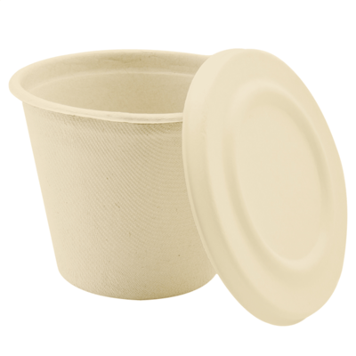 COUVERCLES POUR GOBELETS  'BIONIC' NATUREL OU BLANC - pack 50U