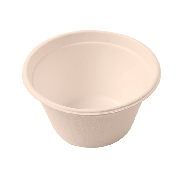 POTS 'BIONIC' 360 ML Ø 11,6x6,3 CM NATUREL OU BLANC - Pack 50U