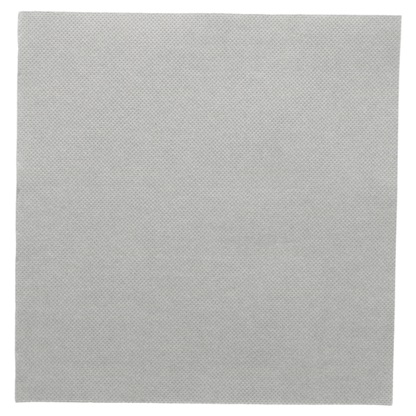 Serviettes ecolabel "double point" 39 x 39 cm gris argent - pack 50U
