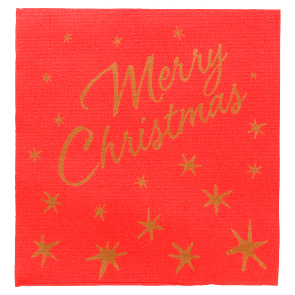 Serviettes Double point "Merry Christmas" 40 x 40 cm - pack 50U