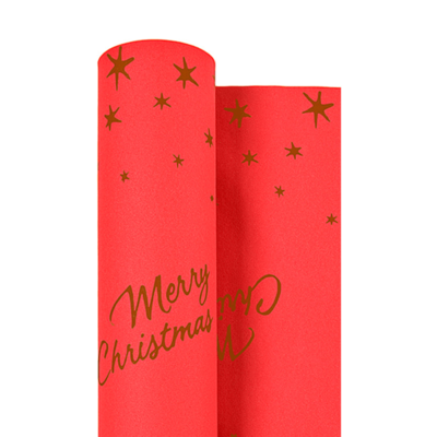 Nappes Dry Tissue "Merry Christmas" en rouleau 1,20 x 25 m - /R