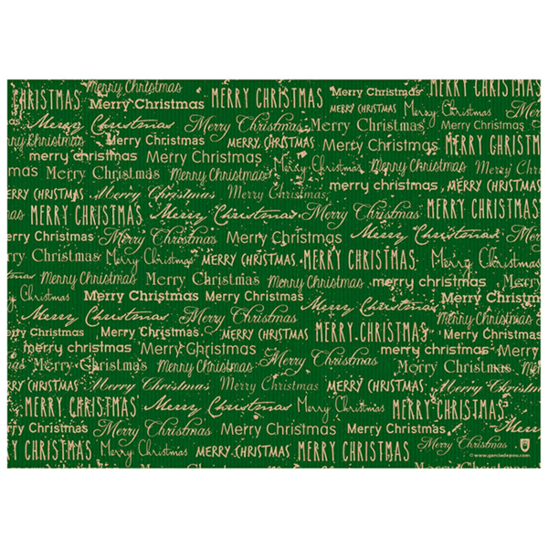Set de table Kraft "Merry Christmas" 31 x 43 cm - pack 500U