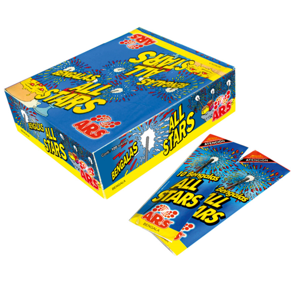 Feu de bengale - pack de 100 sachets de 10U