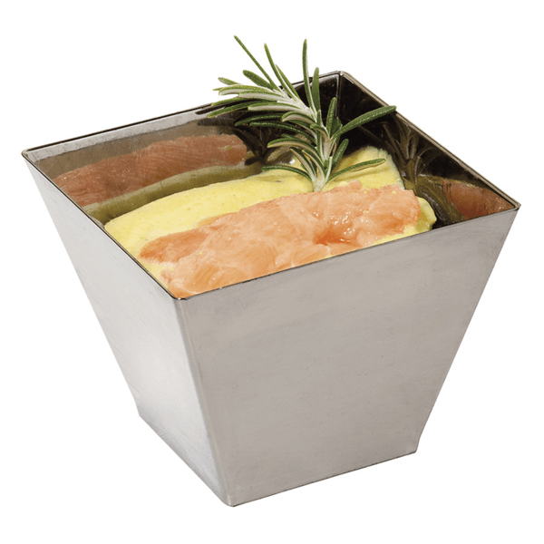 MISE EN BOUCHE 60 ML 5x5x4,5 CM ARGENTE PS