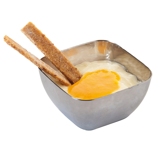 MISE EN BOUCHE "RAMEQUIN" 60 ML 5,7x5,7x3,2 CM ARGENTE PS - 50 U