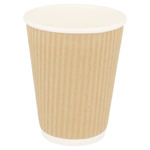 ​GOBELETS BOISSONS CHAUDES, DOUBLE PAROI, ONDULÉ 360 ML
