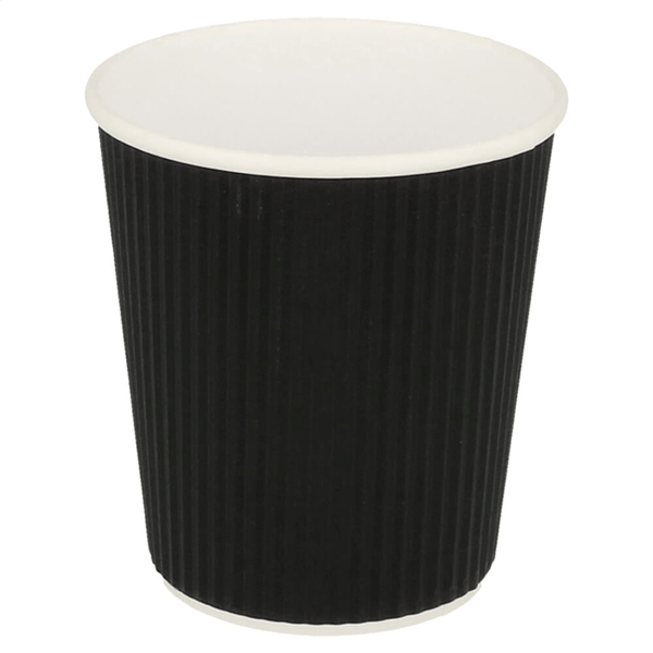 GOBELETS BOISSONS CHAUDES DOUBLE PAROI ONDULÉ 180 ML