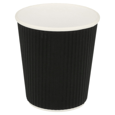 GOBELETS BOISSONS CHAUDES DOUBLE PAROI ONDULÉ 180 ML