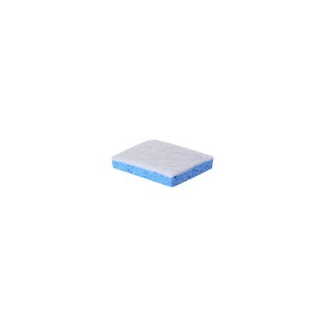 TAMPON BLANC SUR ÉPONGE 110 X70MM - SACHET DE 10