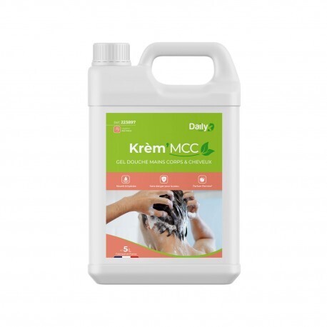 KREM'MCC CRÈME LAVANTE MAINS CORPS CHEVEUX DAILYK GREEN - 5L