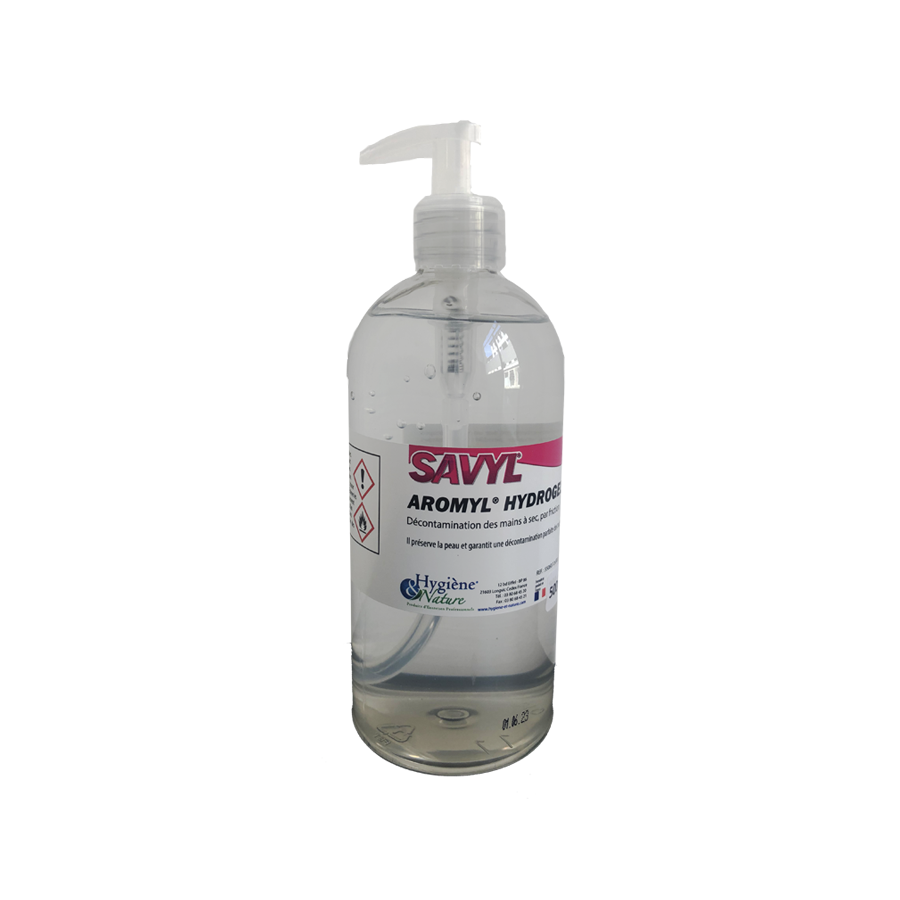 GEL HYDROALCOOLIQUE AROMYL 500ML