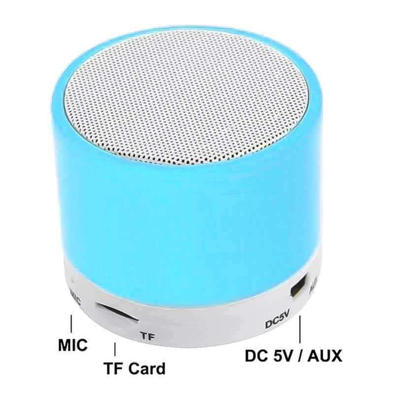 Mini Wireless Bluetooth Speaker Stereo U Disk TF Card Music Radio Portable Outdoor Speaker for Mobile Phone