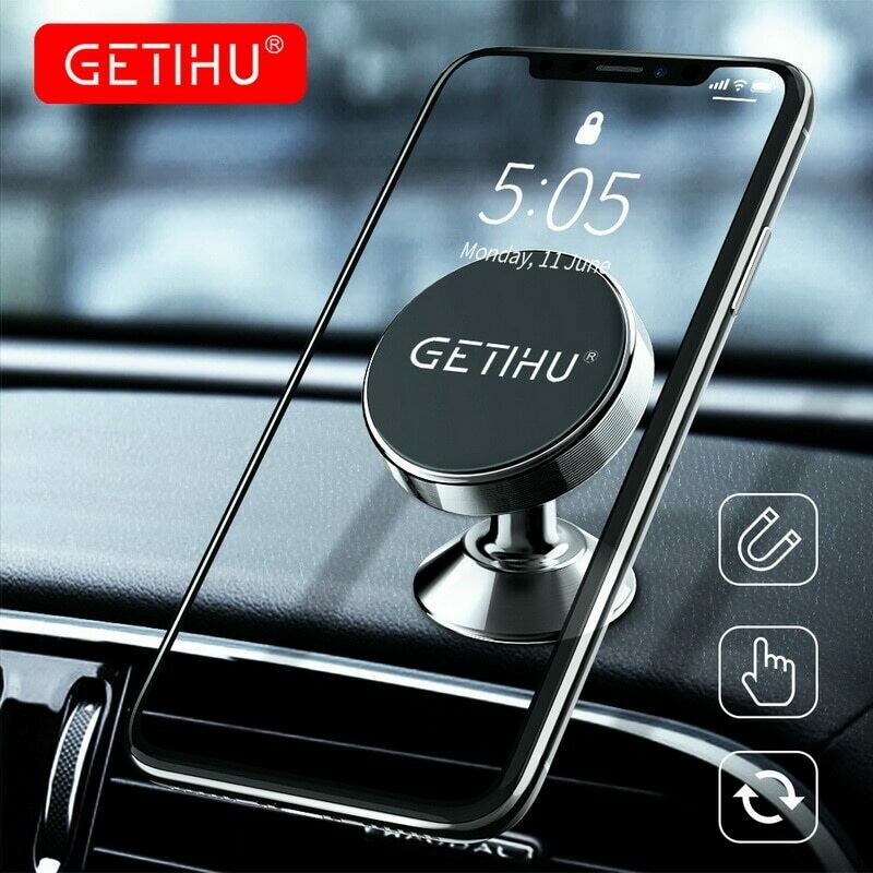 Universal Magnetic Car Phone Holder Stand in Car For iPhone or Android Magnet Air Vent Mount Cell Mobile Phone Support GPS