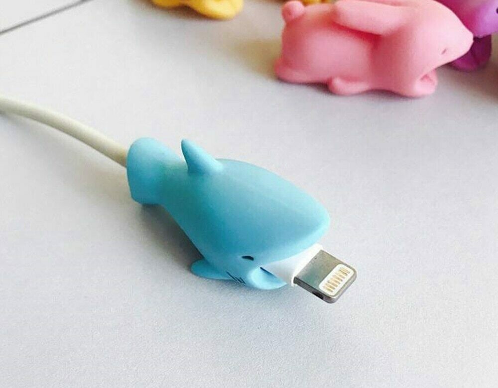 Animal Cable Protector Cable Bite Novelty Chompers Protector For iPhone and Android Cute Gadget Biters USB Organizer Phone Accessory