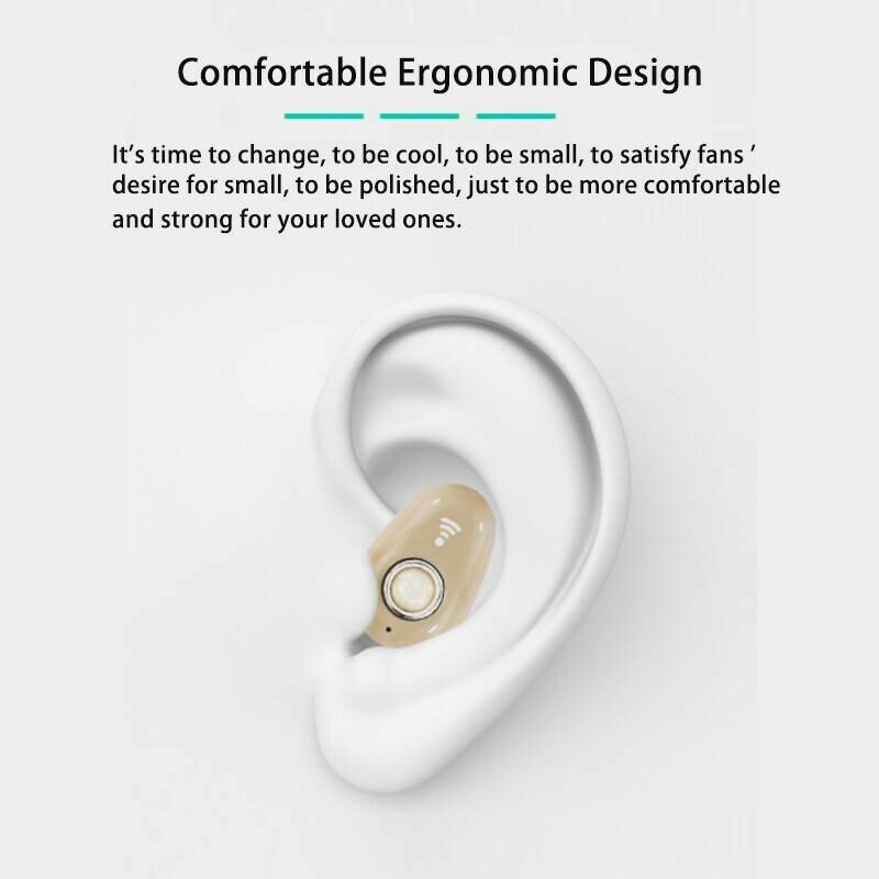 IBESI S650 Mini Bluetooth Earphone Wireless Headphone In-Ear Invisible Earbuds Handsfree Headset Stereo with Mic for Phone
(Android or iPhone)