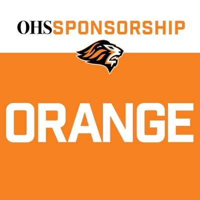 2021-22 OHS Sponsorship: 
ORANGE